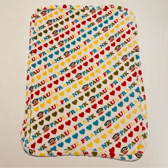 Paul Frank Small Paul Multicolor Patterned Baby Blanket 37” x 29” - Picture 15 of 16